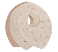 Pippi Lot de 3 bavoirs bandana Uni - AOP
