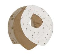 Pippi Lot de 3 bavoirs bandana Uni - AOP