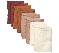 PIPPI Muslin Cloth Solid Bavoir, Mahogany, 65x66 Mixte bébé