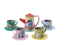 Pippi Service pour enfants - Service à café pour enfants composé de 10 pièces - Jeu de rôle - Produit sous licence officielle Pippi - Parfait pour les enfants à partir de 3 ans