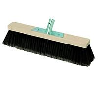 PIPPO - Balai Industriel en Bois sans poignée pour environnements industriels, 40 cm, Poils en PVC rigides durables - Lattes en Bois, Douille en Fer, Compatible avec poignée Pointe Conique ES470