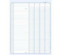 PIQ COMPTABLE 32X25 80P 4 COLONNES