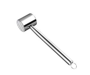 PIQIUQIU Attendrisseur à viande, marteau à viande double face en acier inoxydable 304 pour plaquer la viande et la rendre plus douce, plaque de viande pour escalopes, marteau pour taper la viande,