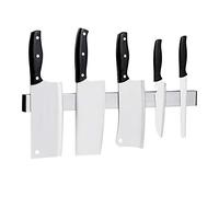 PIQIUQIU Bande magnétique autocollante pour couteau de 30 cm - SUS304 - Porte-couteau magnétique pour mur - Bande magnétique sans perçage - Argenté, 30CMCXDJ