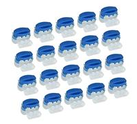 PIQIUQIU Lot de 20 connecteurs de câble pour Robot Tondeuse - pour câble de délimitation - Kit de réparation pour câble de Robots de pelouse