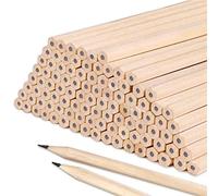 PIQIUQIU Lot de 50 crayons HB pour enfants, en bois véritable, pour enfants, étudiants, enseignants, bureau, école, dessin, écriture, 17,9 x 0,7 cm (50 pièces)