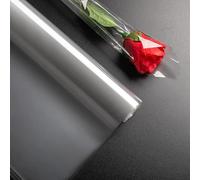 Piqiuqiu Rouleau de papier d'emballage cadeau cellophane 2,2 mil - Rouleau de papier alimentaire pour emballage de paniers-cadeaux - Papier cadeau - 40 cm x 15 m - Transparent