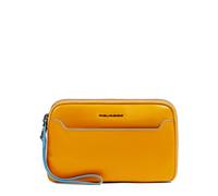 Piquadro - Ac6901B2R Pochette en cuir - Homme - Sacs - Jaune - Taille: ONE Size