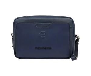Piquadro - Ael Crossbody Bag - Homme - Sacs - Bleu - Taille: ONE Size