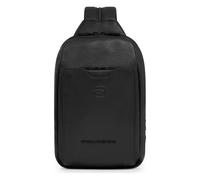 Piquadro Ael Sling Bag cuir 27 cm noir