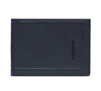 Piquadro Atlas Porte-monnaie Protection RFID Cuir 13 cm bleu