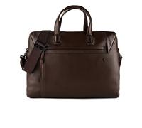 Piquadro Attaché-case Cuir véritable 43.5 cm Compartiment ordinateur brun