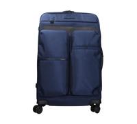 Piquadro - Bagage en Tissu Bleu avec Poignée Réglable - Homme - Valises - Bleu - Taille: ONE Size