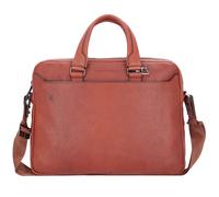 Piquadro Black Square Attaché-case Cuir véritable 40 cm Compartiment ordinateur brun
