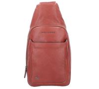 Piquadro Black Square Sac à bandoulière en cuir 20 cm brun