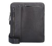 Piquadro Black Square Sac à bandoulière en cuir 24 cm brun