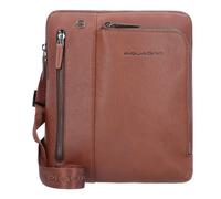 Piquadro Black Square Sac à bandoulière en cuir 24 cm brun