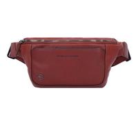 Piquadro Black Square Sac banane Cuir véritable 31 cm brun