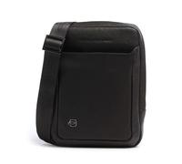 Piquadro Black Square Sac à bandoulière en cuir 17 cm brun