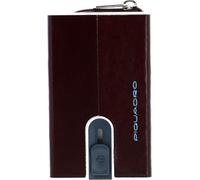 PIQUADRO Bleu Square Compact Portefeuille Slider RFID Mogano