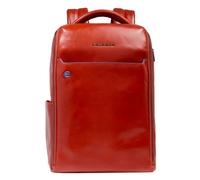 Piquadro Blue Square Daypack Cuir 29 cm Compartiment pour ordinateur portable rouge