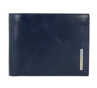Piquadro Blue Square Porte-cartes de crédit en cuir 12,5 cm bleu