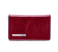 Piquadro Blue Square Étui pour cartes de visite Cuir véritable 10 cm rouge