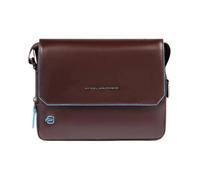 Piquadro - Blue Square Messenger Bag - Homme - Sacs - Brun - Taille: ONE Size