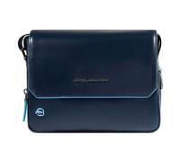 Piquadro Blue Square Messenger Cuir 23 cm bleu