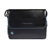 Piquadro Blue Square Messenger Cuir 23 cm noir