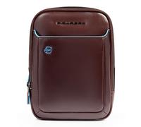Piquadro Blue Square Mini sac à bandoulière Cuir 17 cm brun