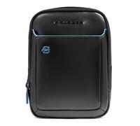 Piquadro Blue Square Mini sac à bandoulière Cuir 17 cm noir