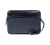 Piquadro - Blue Square Pochette - Homme - Sacs - Bleu - Taille: ONE Size