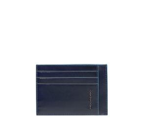 Piquadro Blue Square Porte-Carte de crédit, 0.27 liters, Bleu (Blu Notte)