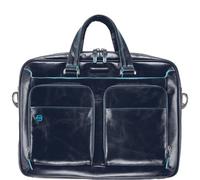 Piquadro Blue Square Porte-document bleu, cuir, homme