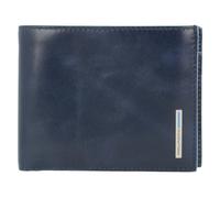 Piquadro Blue Square Porte-monnaie en cuir 12,5 cm bleu