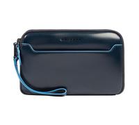 Piquadro Blue Square Portefeuille d'embrayage Cuir 21 cm bleu