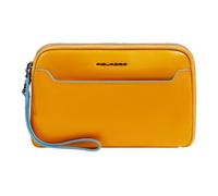 Piquadro Blue Square Portefeuille d'embrayage Cuir 21 cm jaune