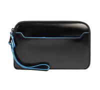Piquadro Blue Square Portefeuille d'embrayage Cuir 21 cm noir