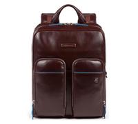 Piquadro Blue Square Revamp sac à dos RFID cuir 42 cm compartiment pour ordinateur portable mahogany (CA5575B2V-MO)