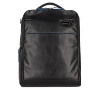 Piquadro Blue Square Revamp Sac à dos professionnel Cuir 41 cm Compartiment pour ordinateur portable noir