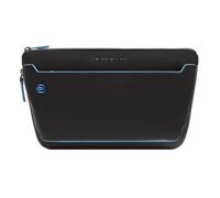 Piquadro Blue Square Sac à bandoulière Cuir 30 cm noir