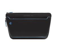 Piquadro Blue Square Sac à bandoulière Cuir 30 cm noir