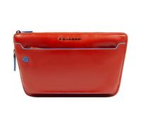 Piquadro Blue Square Sac à bandoulière Cuir véritable 30 cm rouge