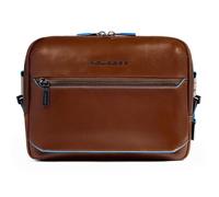 Piquadro Blue Square Sac à bandoulière Protection RFID Cuir 25 cm brun