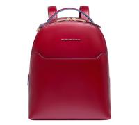 Piquadro Blue Square Sac à dos de ville Cuir véritable 30 cm rouge