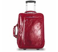 Piquadro Blue Square Sac à roulettes business en cuir 51 cm Compartiment pour ordinateur portable rouge