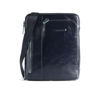 Piquadro Blue Square Sac à bandoulière en cuir 21 cm bleu