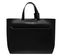 Piquadro Blue Square Sac de shopper Cuir 40 cm noir