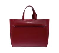 Piquadro Blue Square Sac de shopper Cuir véritable 40 cm rouge